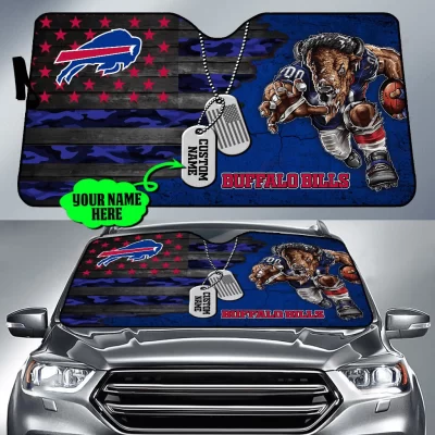 Buffalo Bills Personalized Car Auto Windshield Sun Shade WSS1285