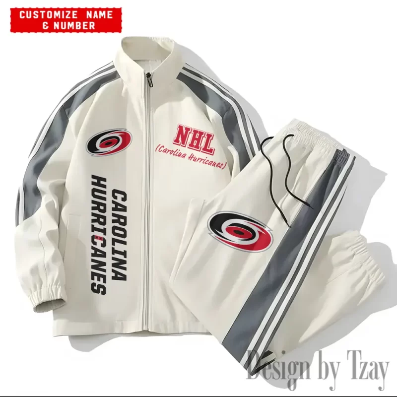Carolina Hurricanes NHL Versatile Trending Sports Set Jacket And Pants