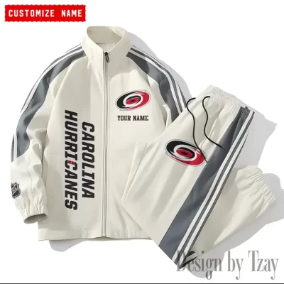 Carolina Hurricanes NHL Versatile Trending Sports Set Jacket And Pants