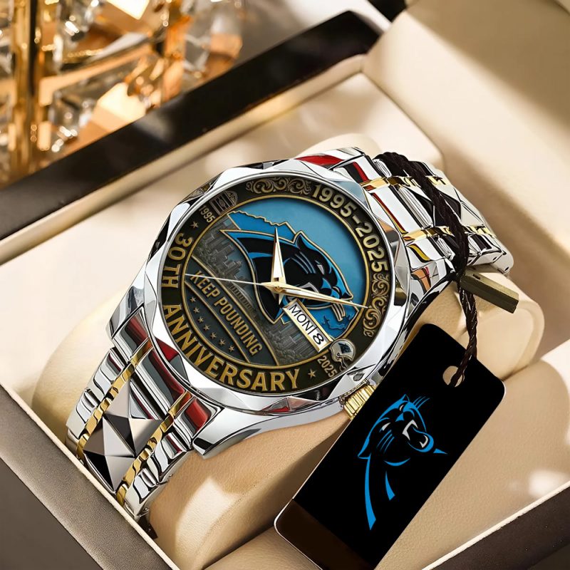 Carolina Panthers Alloy Luxury Quartz Watch WIN3002