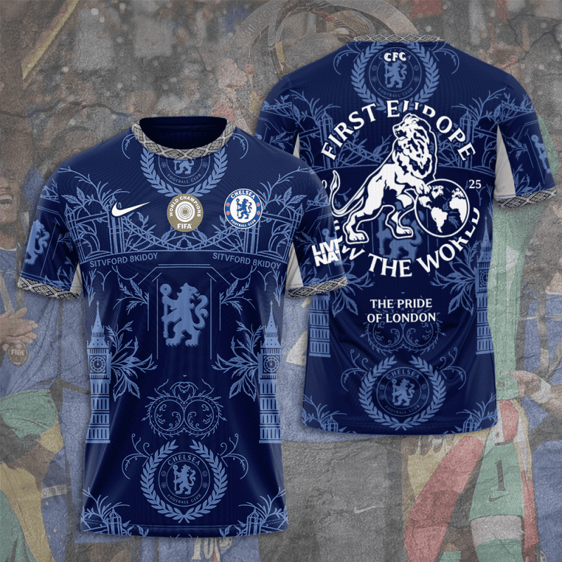 Chelsea FC CWC Final Champs 2025 Unisex Performance T-Shirt WIN1070