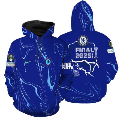 Chelsea FC Champion 2025 Unisex Performance Hoodie GNS1736