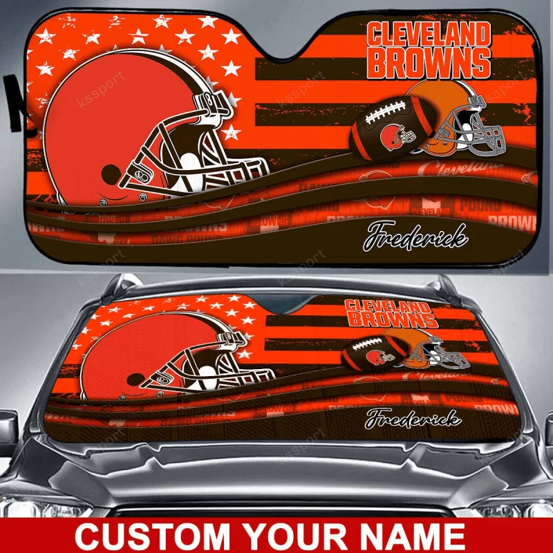 Cleveland Browns Personalized Car Auto Windshield Sun Shade WSS1259