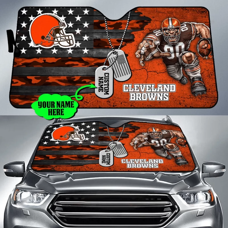 Cleveland Browns Personalized Car Auto Windshield Sun Shade WSS1264