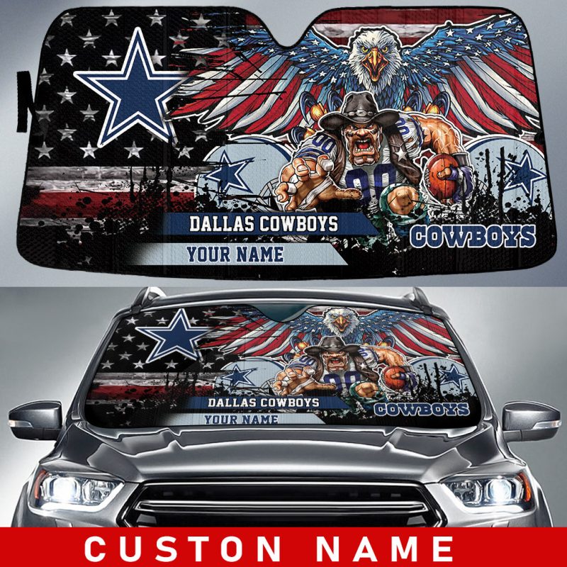 Dallas Cowboys Personalized Car Auto Windshield Sun Shade WSS1235