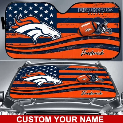 Denver Broncos Personalized Car Auto Windshield Sun Shade WSS1238