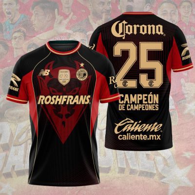 Deportivo Toluca Fc Unisex Performance T-Shirt WIN1110