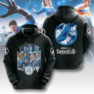 Fantastic 4 First Steps 2025 Unisex Performance Hoodie FTT4012
