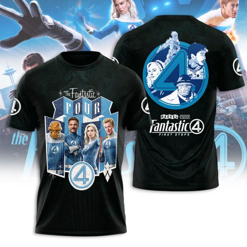 Fantastic 4 First Steps 2025 Unisex Performance T-Shirt FTT4005