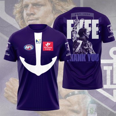Fremantle Dockers Nat Fyfe Unisex Performance T-Shirt WIN1188