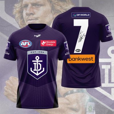 Fremantle Dockers Nat Fyfe Unisex Performance T-Shirt WIN1190