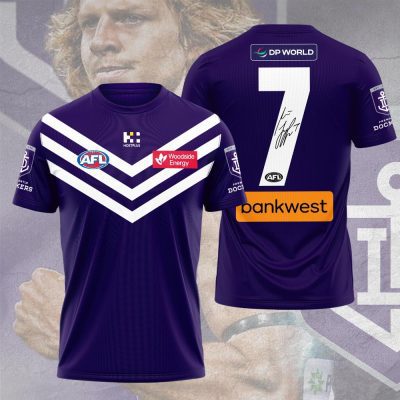 Fremantle Dockers Nat Fyfe Unisex Performance T-Shirt WIN1191