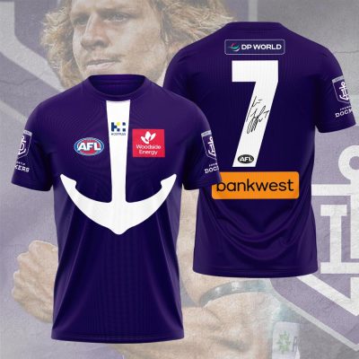 Fremantle Dockers Nat Fyfe Unisex Performance T-Shirt WIN1192