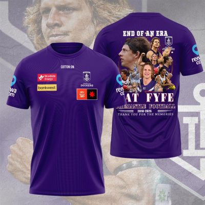 Fremantle Dockers Nat Fyfe Unisex Performance T-Shirt WIN1193