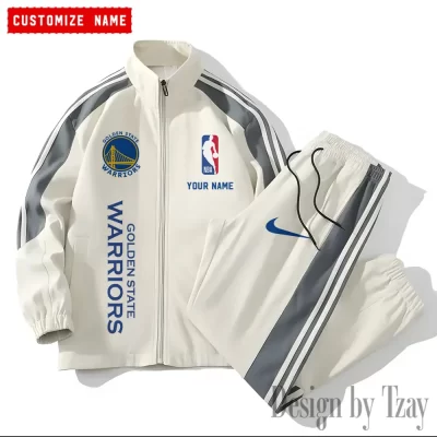Golden State Warriors NBA Versatile Trending Sports Set Jacket And Pants