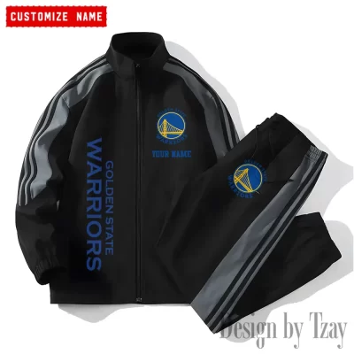 Golden State Warriors NBA Versatile Trending Sports Set Jacket And Pants