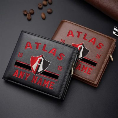 LIGA MX Atlas F.C Personalized Name Leather Wallet