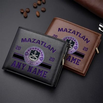 LIGA MX Mazatlan F.C Personalized Name Leather Wallet