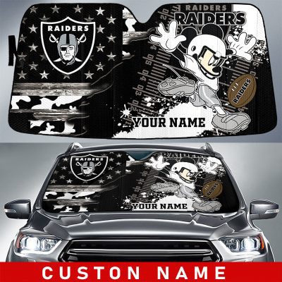 Las Vegas Raiders Personalized Car Auto Windshield Sun Shade WSS1232