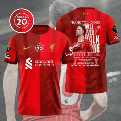 Liverpool Diogo Jota Rest in peace Unisex Performance T-Shirt WIN1125