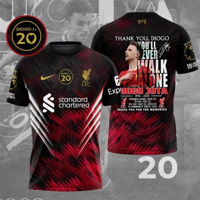 Liverpool Diogo Jota Rest in peace Unisex Performance T-Shirt WIN1126