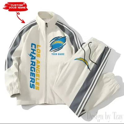Los Angeles Chargers NFL Versatile Trending Sports Set Jacket And Pants