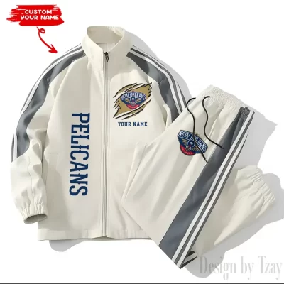 New Orleans Pelicans NBA Versatile Trending Sports Set Jacket And Pants