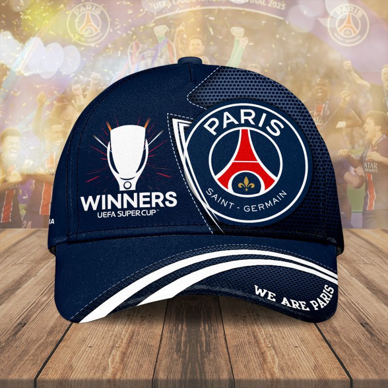 Paris Saint-Germain Winner UEFA Super Cup 2025 Champion Classic Cap WIN3031