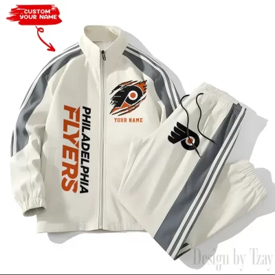 Philadelphia Flyers NHL Versatile Trending Sports Set Jacket And Pants