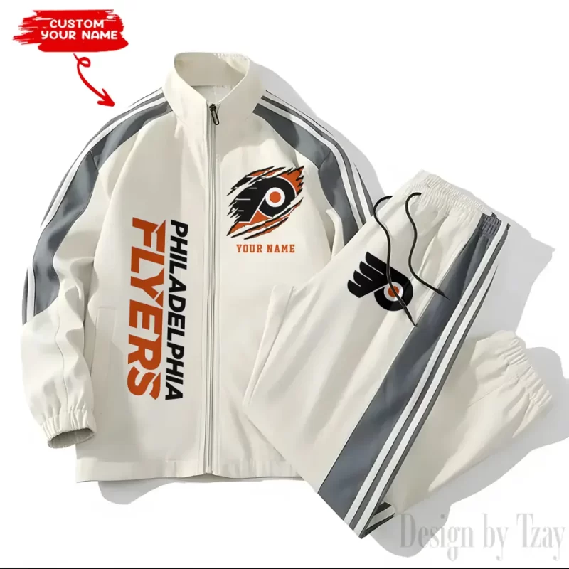 Philadelphia Flyers NHL Versatile Trending Sports Set Jacket And Pants