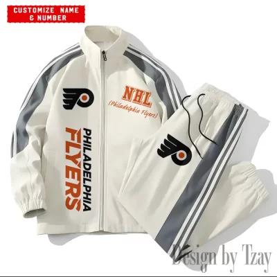 Philadelphia Flyers NHL Versatile Trending Sports Set Jacket And Pants