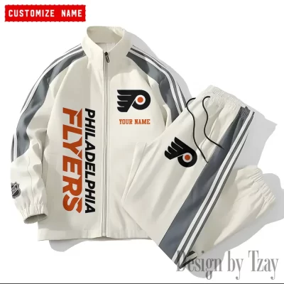 Philadelphia Flyers NHL Versatile Trending Sports Set Jacket And Pants