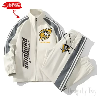 Pittsburgh Penguins NHL Versatile Trending Sports Set Jacket And Pants