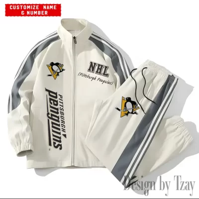 Pittsburgh Penguins NHL Versatile Trending Sports Set Jacket And Pants