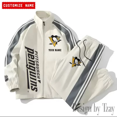 Pittsburgh Penguins NHL Versatile Trending Sports Set Jacket And Pants