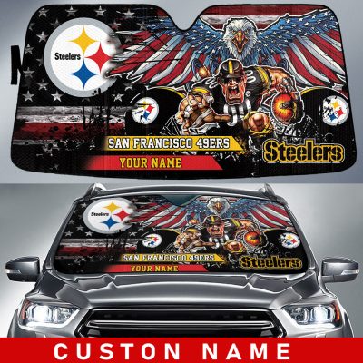 Pittsburgh Steelers Personalized Car Auto Windshield Sun Shade WSS1250