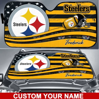 Pittsburgh Steelers Personalized Car Auto Windshield Sun Shade WSS1251