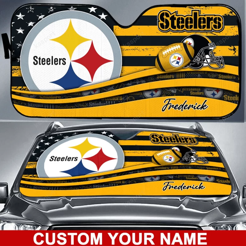 Pittsburgh Steelers Personalized Car Auto Windshield Sun Shade WSS1251