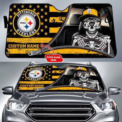 Pittsburgh Steelers Personalized Car Auto Windshield Sun Shade WSS1257