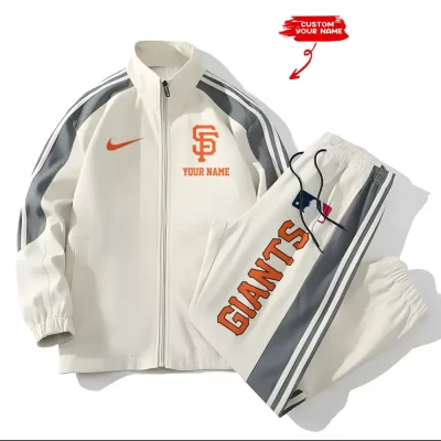 San Francisco Giants MLB Versatile Trending Sports Set Jacket And Pants