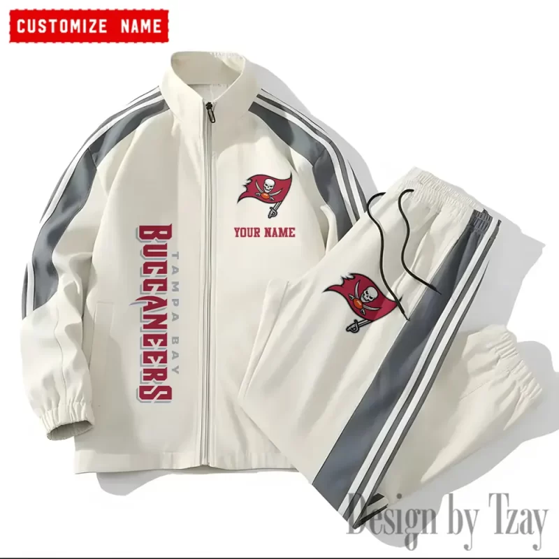 Tampa Bay Buccaneers NFL Versatile Trending Sports Set Jacket And Pants