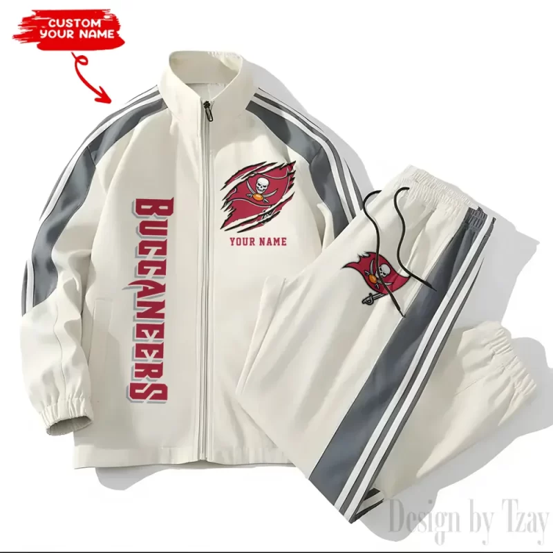 Tampa Bay Buccaneers NFL Versatile Trending Sports Set Jacket And Pants
