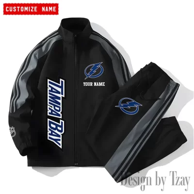 Tampa Bay Lightning NHL Versatile Trending Sports Set Jacket And Pants