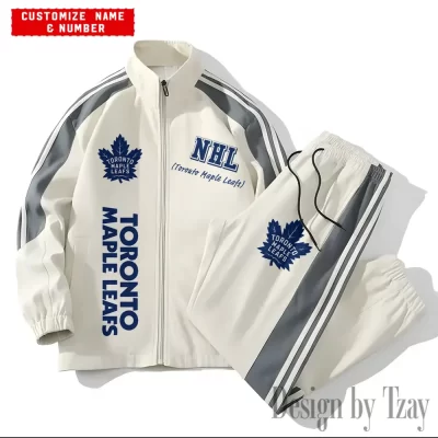 Toronto Maple Leafs NHL Versatile Trending Sports Set Jacket And Pants