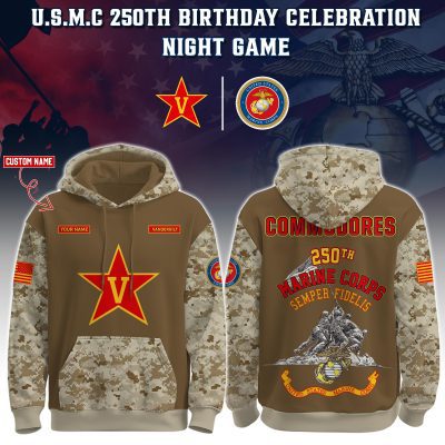 Vanderbilt Commodores USMC 250th Birthday "Semper Fidelis" Combo Hoodie & Pants Limited Edions USMC2793