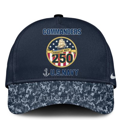Washington Commanders Navy 250th Birthday Classic Cap