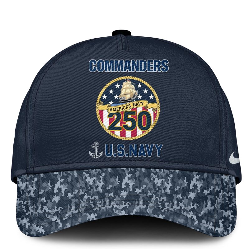 Washington Commanders Navy 250th Birthday Classic Cap