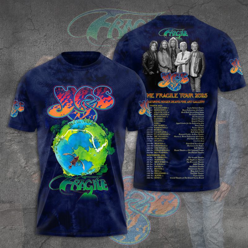 Yes Band Unisex Performance T-Shirt WIN3017